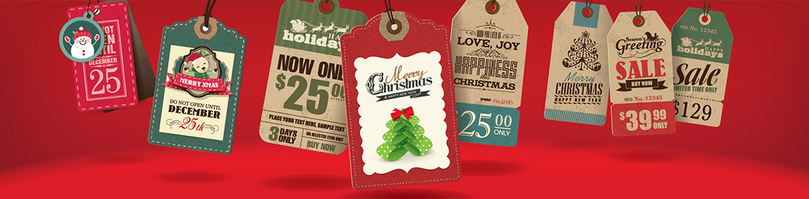 Holiday Sale Tags